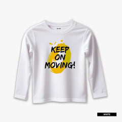 Pack of 4 Kick Cheese Moving Time Printed Long Sleeve T-Shirts For Young Kids