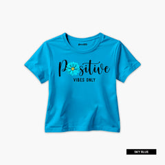 Pack of 5 Hope Positive Beautifully Forever Cute Printed Summer T-Shirts For Girls