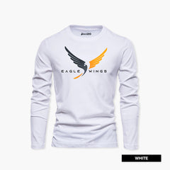 Pack of 3 Legend Wings Mens Printed Long Sleeves T-Shirts