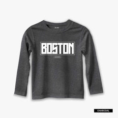 Pack of 4 Boston Expand Legend Trust Printed Long Sleeve T-Shirts For Tween Kids