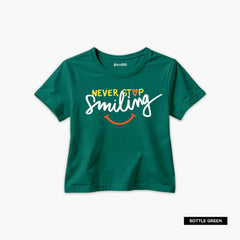 Pack of 5 Best Smiling Sunshine Printed Summer T-Shirts For Girls