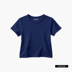 Bundle of 6 Crew Neck Plain T-Shirts For Girls