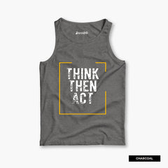 Pack of 4 Think Awesome Horizon Act Kids Printed Tank Tops