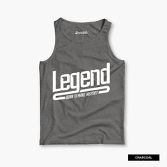 Pack of 4 Stop Excuses Be Legend Kids Printed Tank Tops