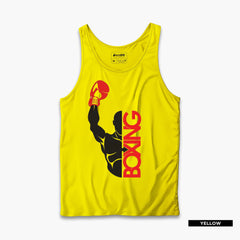 Pack of 3 Boxing Fighter Punch Printed Tank Tops For Mens