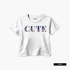 Pack of 5 Hope Positive Beautifully Forever Cute Printed Summer T-Shirts For Girls