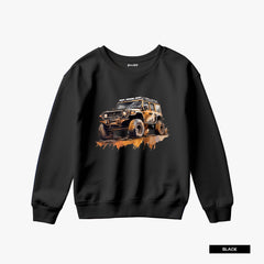 Pack of 3 Biker Games Printed Sweatshirt For Tween Kids