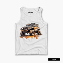 Pack of 4 Timeless Auto Limited Kids Printed Tank Tops