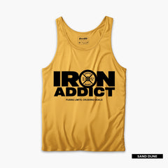 Pack of 3 Heavier Iron Fit Printed Tank Tops For Mens