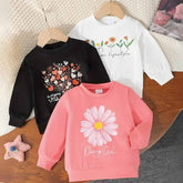 Pack of 3 Lightning Lifestyle Printed Sweatshirts for Girls