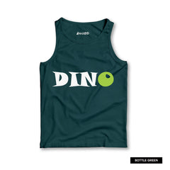 Pack of 3 Dino Peek-a-Boo Kids Printed Tank Tops