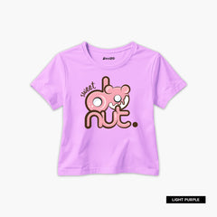 Pack of 5 Happy Certified Donut Cool Dude Printed Summer T-Shirts For Girls