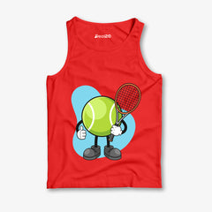 Pack of 4 Wake Up Chill Surf Boy Kids Printed Tank Tops