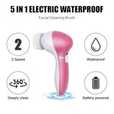 5 in 1 Electric Facial Cleaner Brush