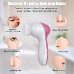 5 in 1 Electric Facial Cleaner Brush