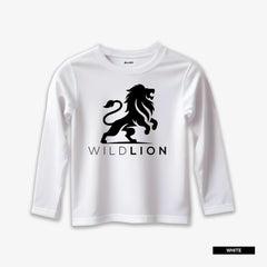 Pack of 5 Drift Wild Lion Zone Printed Long Sleeve T-Shirts For Tween Kids