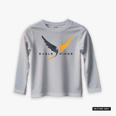 Pack of 4 Original Eagle Passion Level Printed Long Sleeve T-shirts For Tween Kids