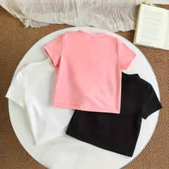 Pack of 3 Daisy Girl Lifestyle Flowers Printed T Shirts For Girls