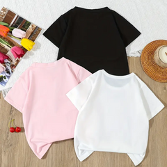 Pack of 3 Happy Sweet Cherry Printed T Shirts For Girls
