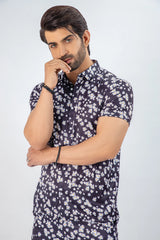 Fresh and Fun Petal Dot Summer Short Suit For Men