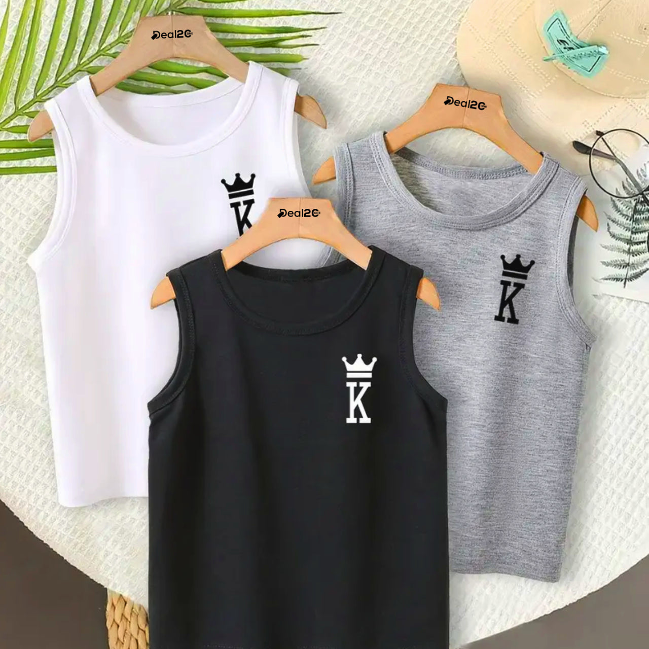 Pack of 3 Beast Prined Tank Tops