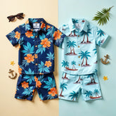Bundle of 2 Blossom and Paradise Summer Short Suit for Kids