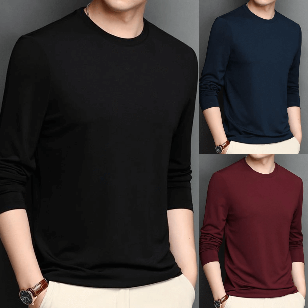 Bundle of 3 Round Neck Long Sleeve Shirts (B.N.M)
