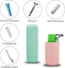 Portable Compact Toothbrush and Toothpaste Travel Organizer