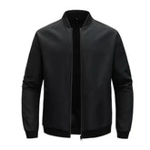 Bomber Style Solid Color Winter Jacket For Men