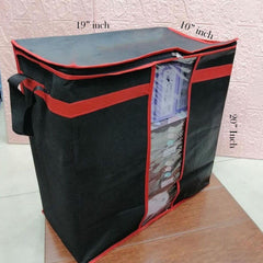 Black Storage Bag Spacious Durable and Water-Resistant