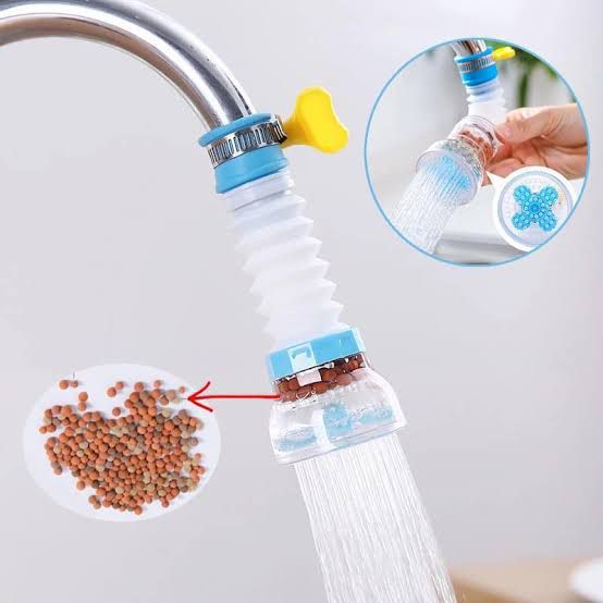 Fan Faucet With Beads – Splash-Proof Water Filter Extension