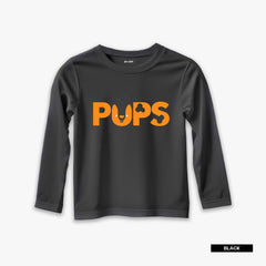 Pack of 4 Pups Peek Chill Long Sleeve T-Shirts For Young Kids
