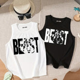 Pack of 2 Beast Printed Tank Tops