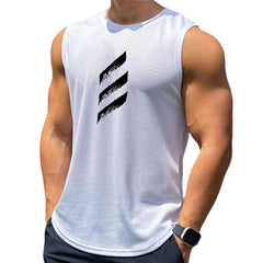 Pack of 2 Men Gym Freaks Printed Tank Tops