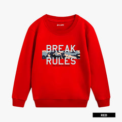 Pack of 3 Quit Over Rules Printed Sweatshirt For Tween Kids