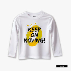 Pack of 4 Elegant Born Winner Moving Long Sleeve T-Shirts For Young Kids