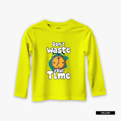 Pack of 5 Good Time Surf Hang Printed Long Sleeve T-Shirts For Young Kids