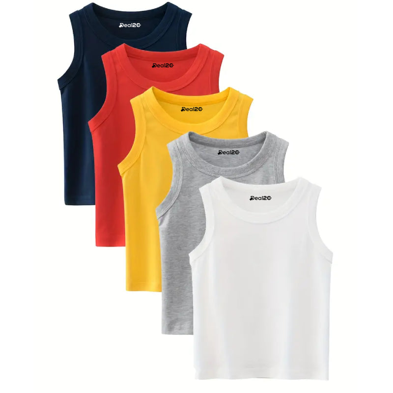 Bundle of 5 Solid Color basic tank tops