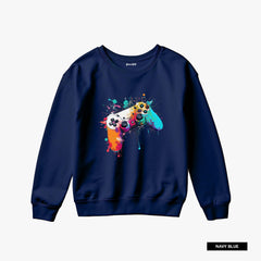 Pack of 3 Biker Games Printed Sweatshirt For Tween Kids