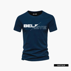 Pack of 3 Black Original Believe Mens Printed T-Shirts