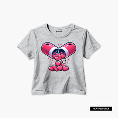 Pack of 5 Best Smiling Sunshine Printed Summer T-Shirts For Girls