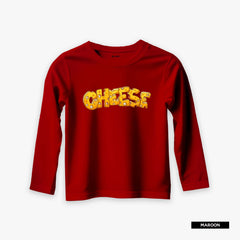 Pack of 4 Kick Cheese Moving Time Printed Long Sleeve T-Shirts For Young Kids