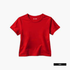 Bundle of 6 Plain Basic Summer Colorful T-Shirts For Girls