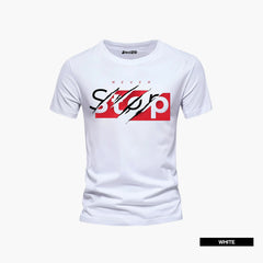 Pack of 6 Perfect Limited Stop No Violence Mens Printed T-Shirts