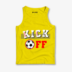 Pack of 3 Super Fun Kick Kids Printed Tank Tops