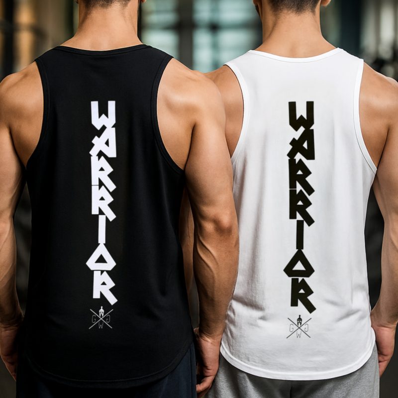 Pack of 2 Worrier Printed Tanktops for Men