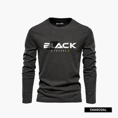 Pack of 4 Stop Black Awesome Legend Mens Printed Long Sleeves T-Shirts