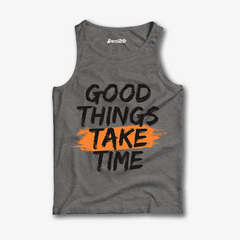 Pack of 4 Summer Time Stay Running Kids Printed Tank Tops