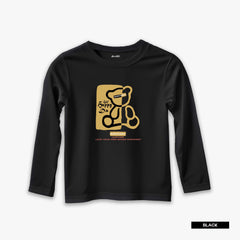 Pack of 4 Be Going Bear Printed Long Sleeve T-Shirts For Young Kids