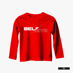 Pack of 6 Believe Black Never Mind Legend Printed Long Sleeve T-Shirts For Tween Kids